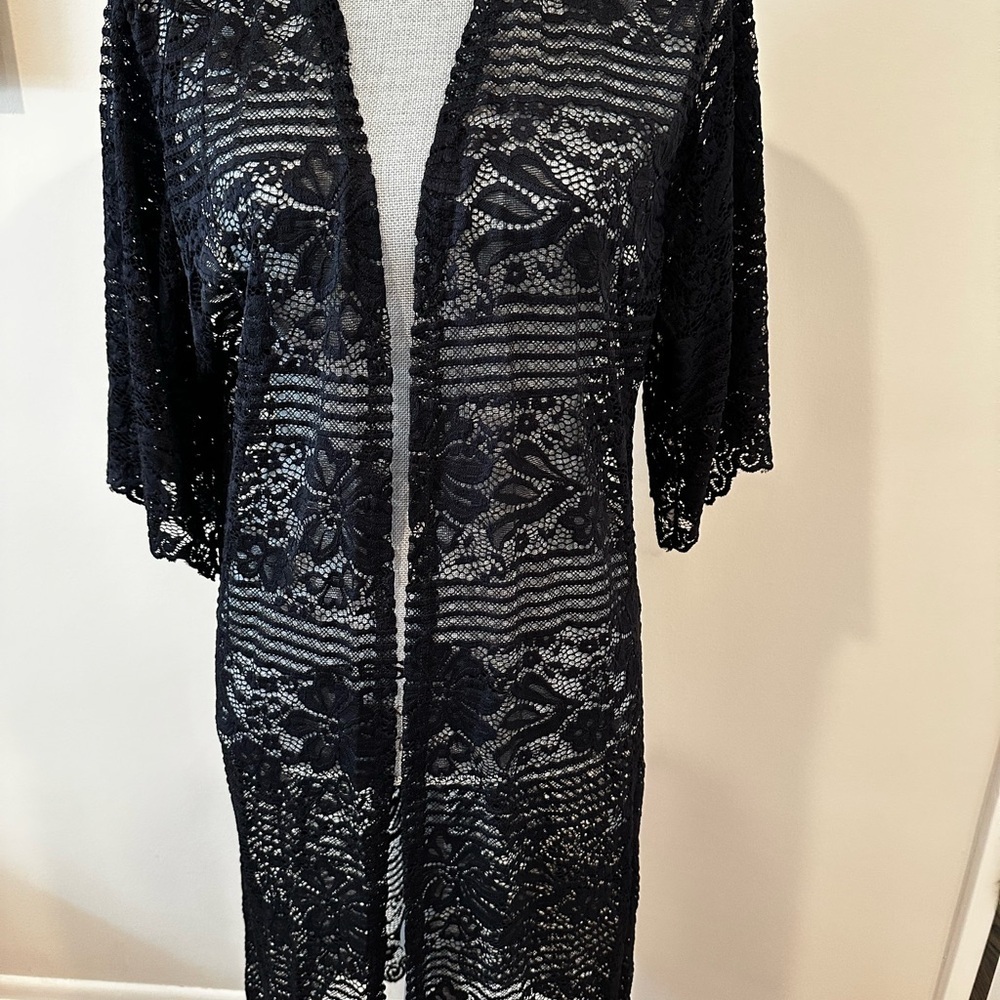 Ginger G Black Lace Overlay